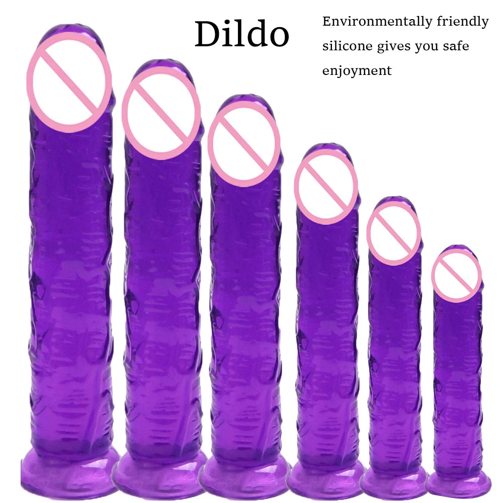 Dildo Anal Plug Dilldo? for Women But Cock Sex Toys Butt Woman Penis Dilbo? 18 Realistic Strapon Dildos Strap-on Adults Glass
