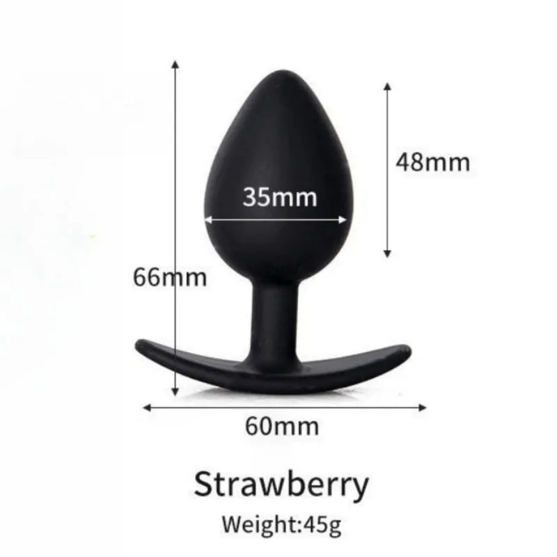 Silicone Anal Plug Soft Butt Plug Sex Toys for Women Male Erotic Massager Stimulator Dildo Vibrator Anal Toys Adult Product Plug