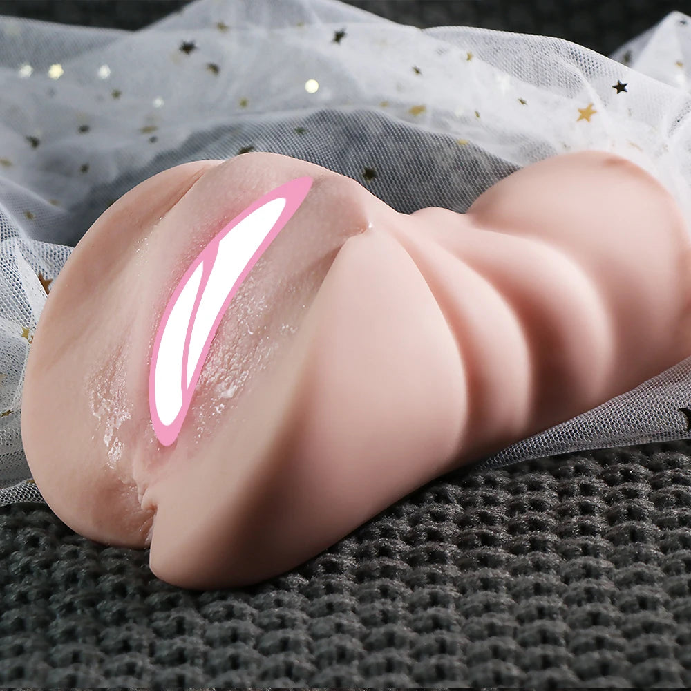 Sex Toys 3D Rubber Vagina Real Pocket Pussy Anal Sex Toys Artificial Vagina Adult Toys For Men Sex Shop Vagina Sex for Men