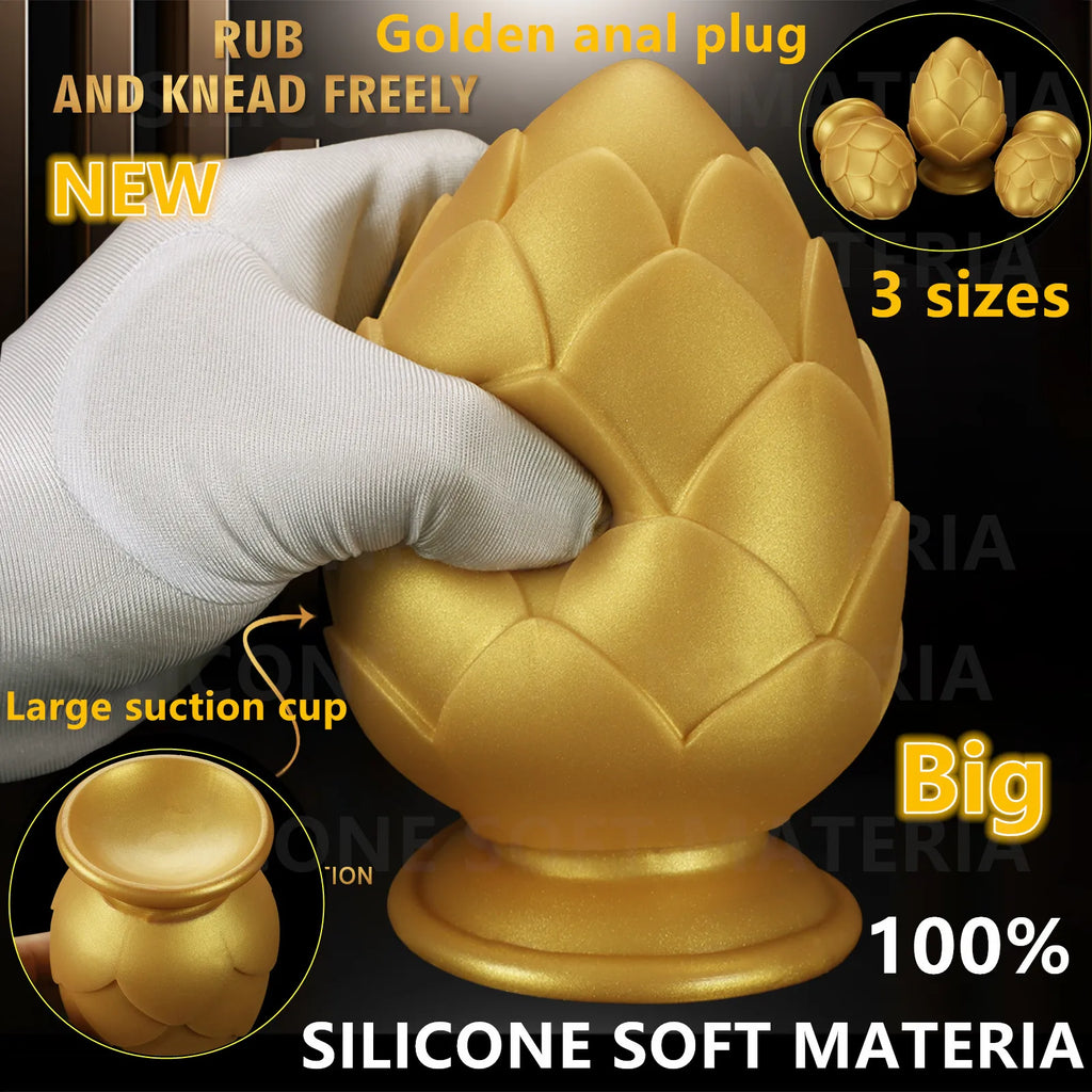 New Huge Anal Plug Dildo Soft Big Anal Dilator Stimulate Vaginal Anus Butt Plug Sex Toys for Women and Men Sex Products Sex shop