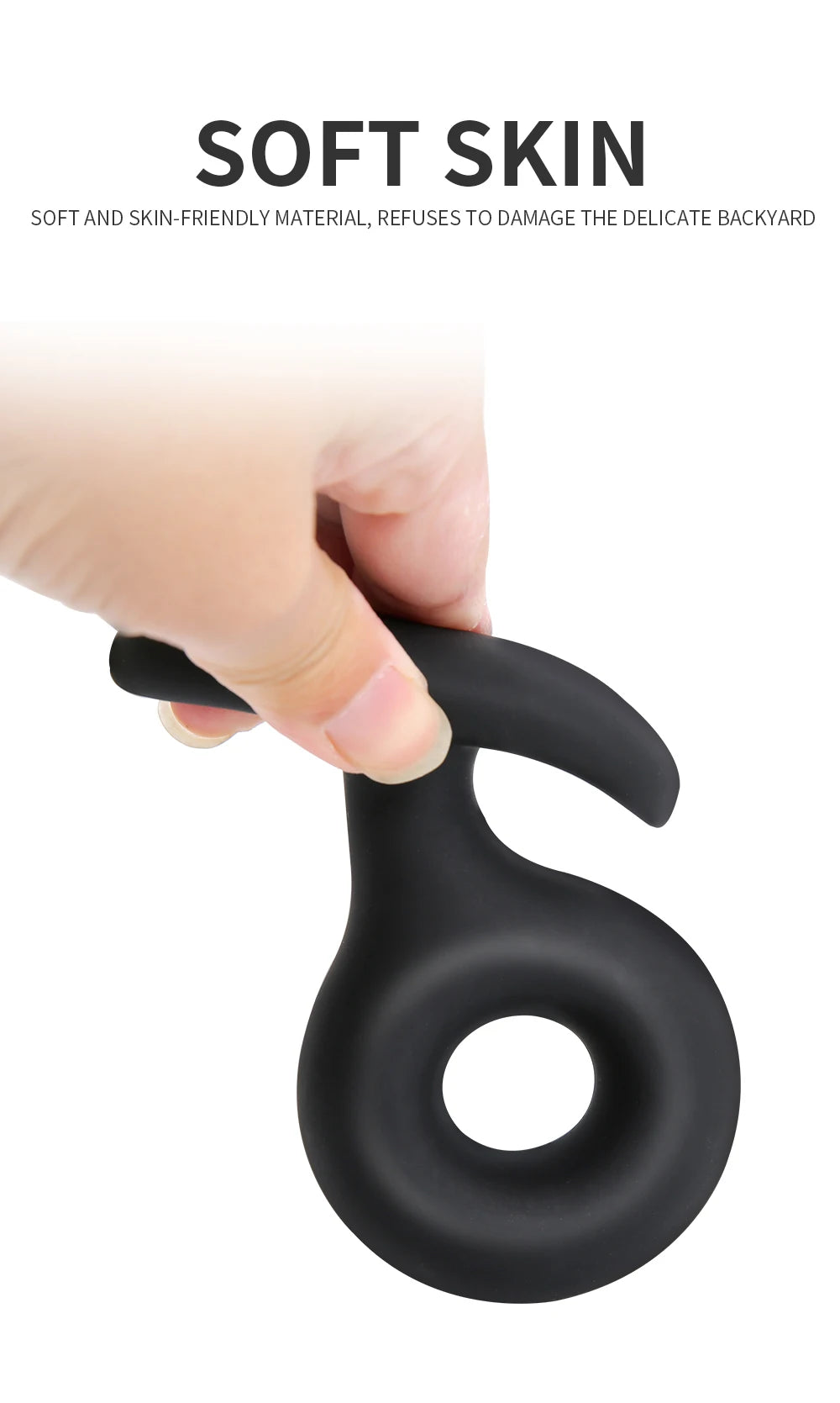 Hollow Wearable Soft Small Silicone Anal Plug Dildo Butt Plug Sex Toys for Adult Beginner Anus Trainer Anal Toy for Men Sex Shop