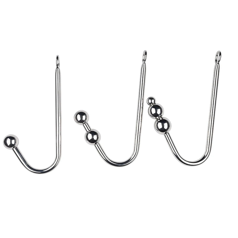 Sex Anal Hook Bdsm Hancuffs and Collar Sex Toys for Man Women Metal Butt Hook Chastity Device Anal Sex Toys BDSM Gay and Couple