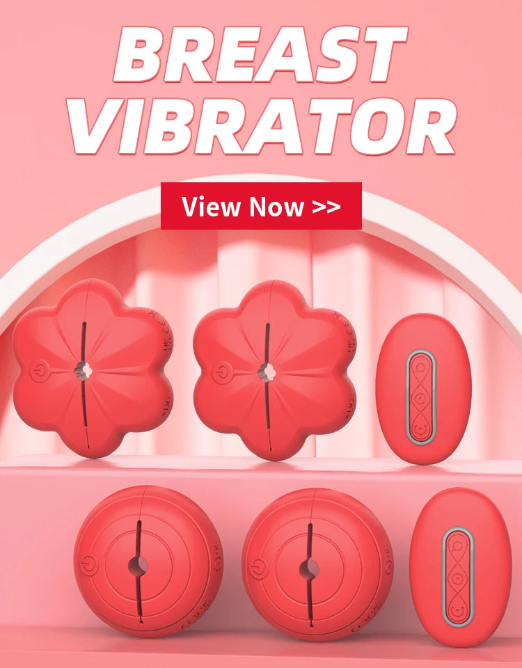 Nipple Clip Sex Toys Vibrator Nipple Stimulation Breast Massager Wireless Control Invisible Wear Female Orgasm Masturbator Adult
