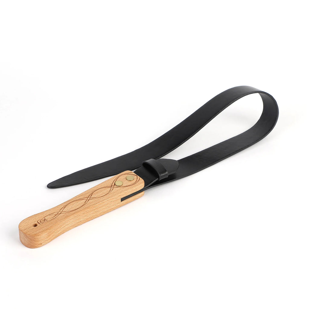 SM Bondage Sexy Whip For Couples Leather Fetish Whip Flirting Paddles Slave Fetish Wooden Handle Spank Paddle BDSM Adult Sex Toy