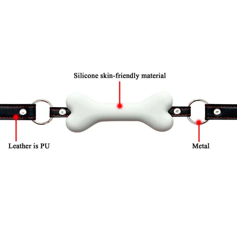 Soft Safety Silicone Open Mouth Gag Bdsm Dog Bondage Restraints Sex Toys For Women Slave Gag Sex Products Sm Sextoy