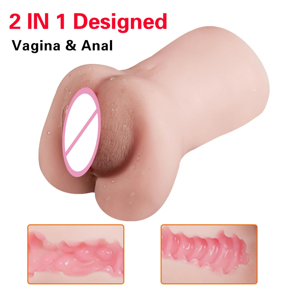Sex Toys for Men Vagina Male Masturbators Cup Real Pussy Real Vagina Sextoys Silicone Adult Product 3D Realistic Masturbator