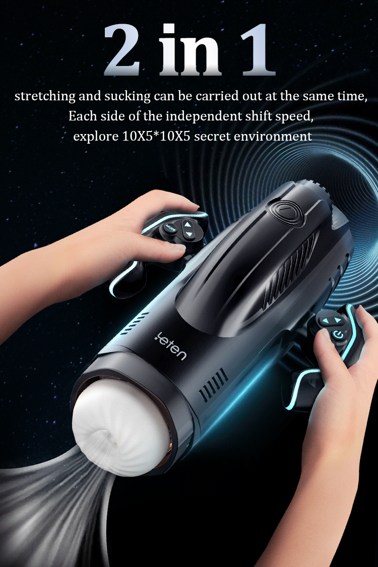 Fully Automatic Masturbator with gamepad Powerful Vacuum Sucking Blowjob High-Speed Piston Telescopic Heating Male Masturbation