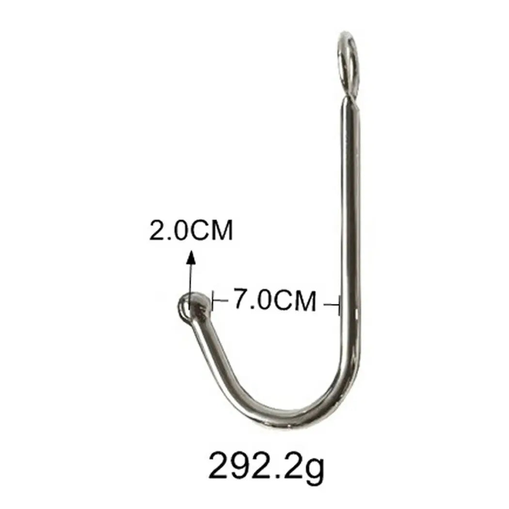 BDSM Stainless Steel Metal Hook With Ball Butt Plug Anal Dildo Vagina Prostate Stimulating Massage Adult Sex Toys For Woman Man