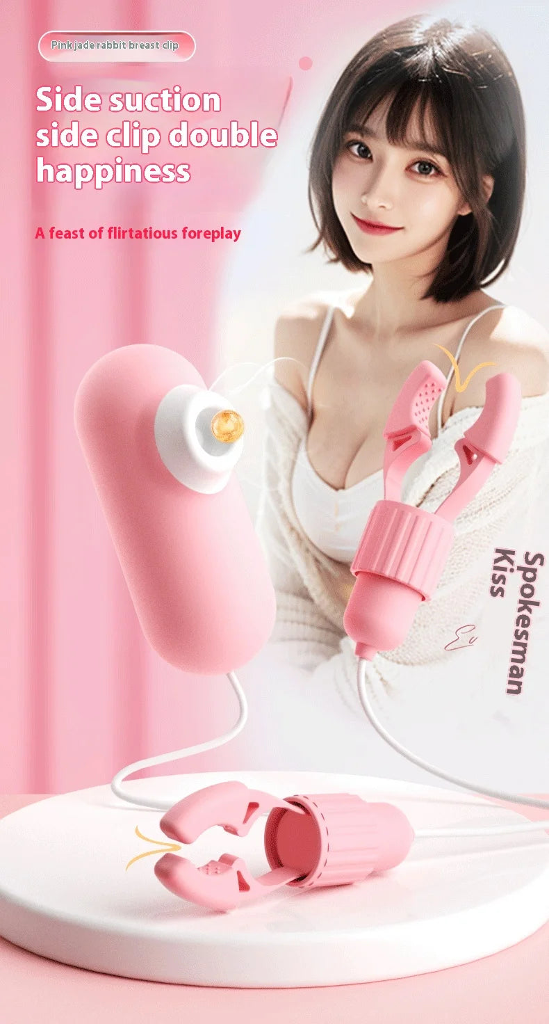 Adult Toys Milk Clip Clitoral Clamp Electric Suck Nipple High Tide Sex Toy Female Masturbation Device