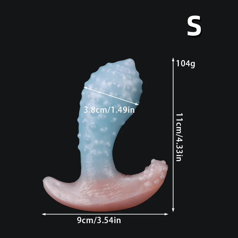 Silicone Jumbo Anal Plug Wearable Dildo Super Soft Anal Dilator Stimulation Vaginal Anal Plug Massager Sex Toys For Men And Wome