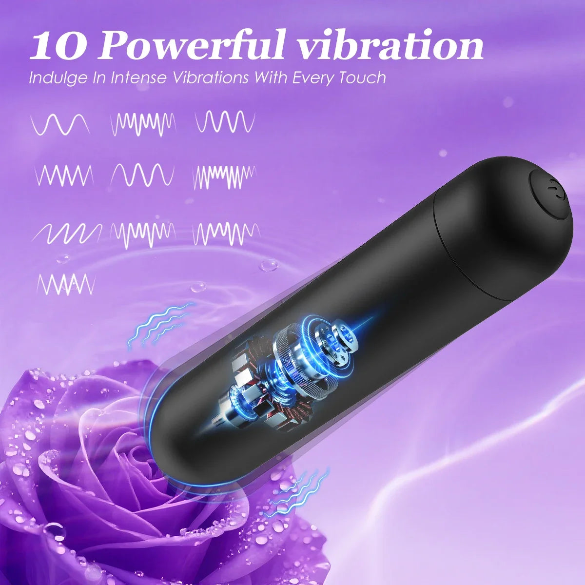 Mini Powerful Bullet Vibrator Women Clitoral Stimulator Vaginal G Spot Masturbation USB Charge Erotic Vibrators Adult Sex Toys