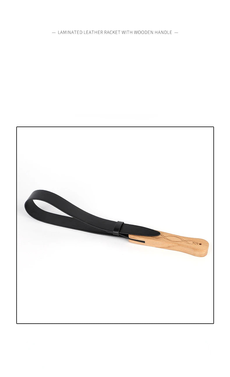 SM Bondage Sexy Whip For Couples Leather Fetish Whip Flirting Paddles Slave Fetish Wooden Handle Spank Paddle BDSM Adult Sex Toy