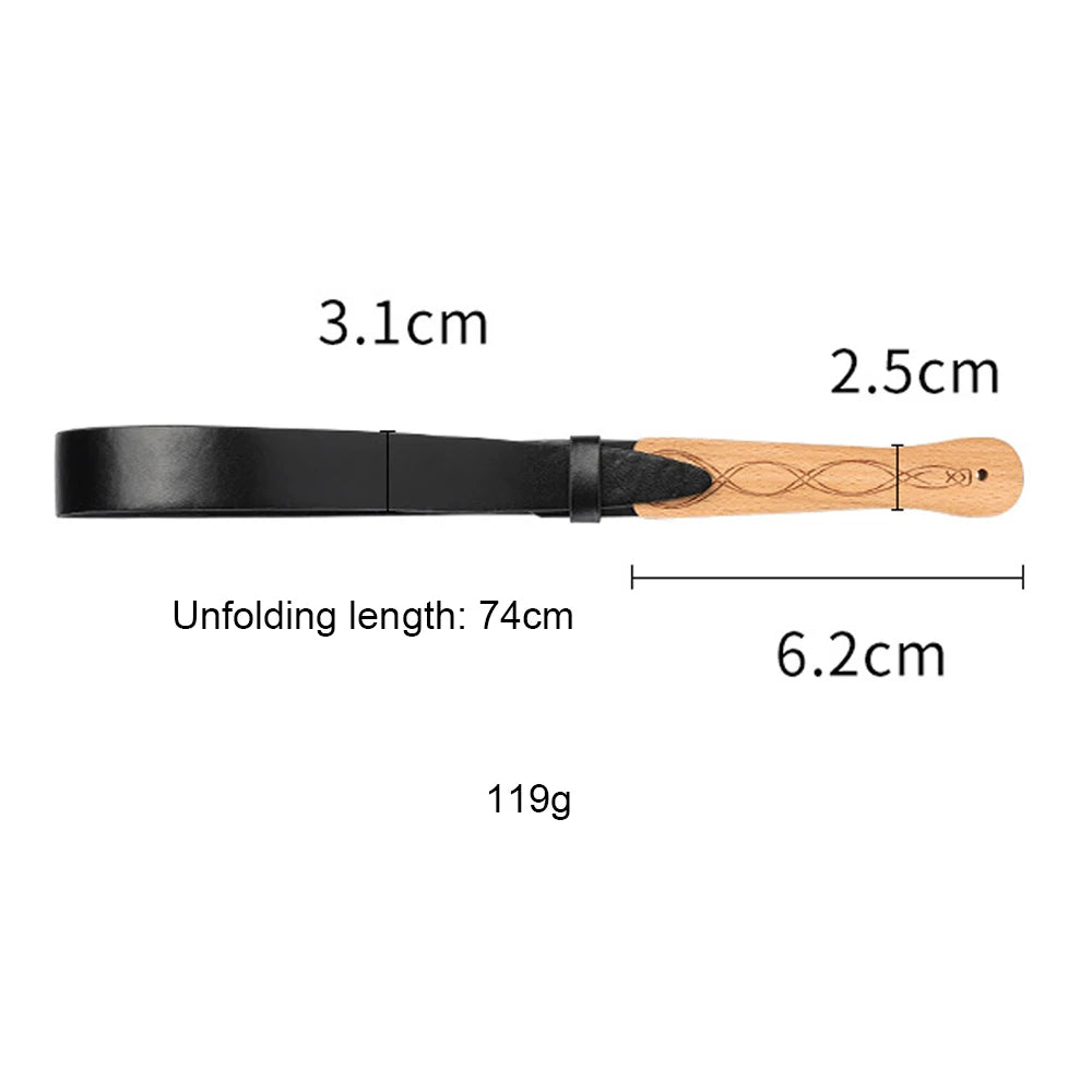 SM Bondage Sexy Whip For Couples Leather Fetish Whip Flirting Paddles Slave Fetish Wooden Handle Spank Paddle BDSM Adult Sex Toy