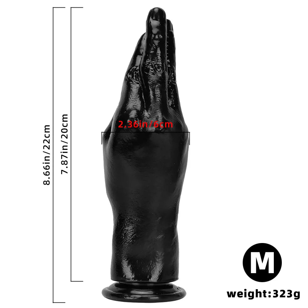 Vaginal Dilation G-spot Dildo Masturbate Sex Toys Anal Plug Suction Big Hand Anal Stuffed Butt Plug for Women Men Masturbation