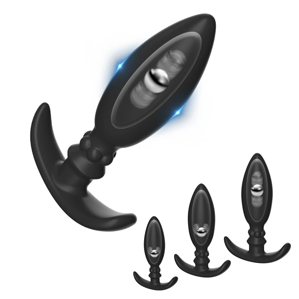 Adult Silicone Anal Plug Dildos Bullet Vibrator Butt Plugs Sex Toys for Women Men Gay Prostate Massager Anal Masturbating S/M/L