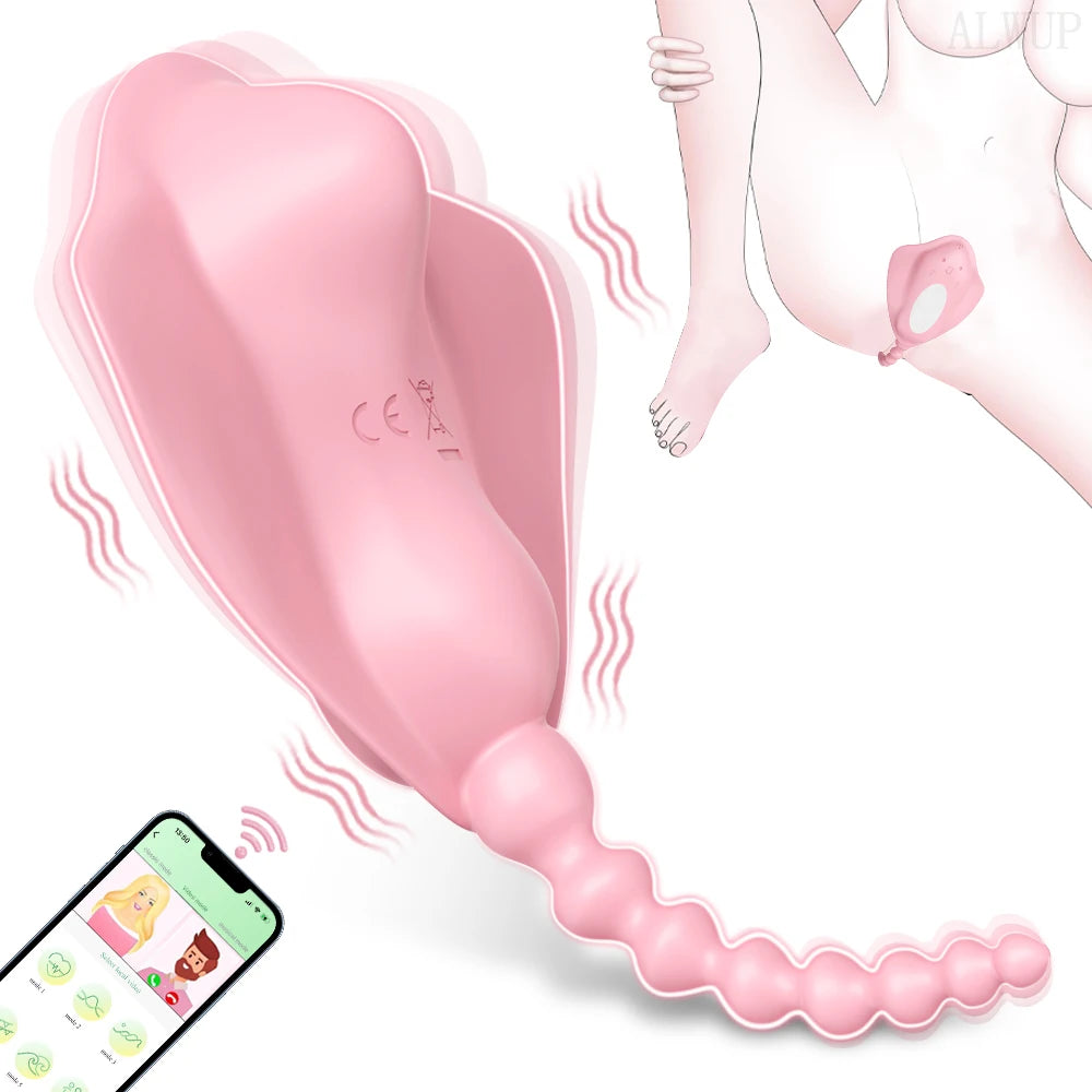 Adult Sex Toys Wearable Panty Vibrator Female Sex Toy Vibrating Penis Ring Clitoral Stimulator Couple APP Control Adult Sex Toys