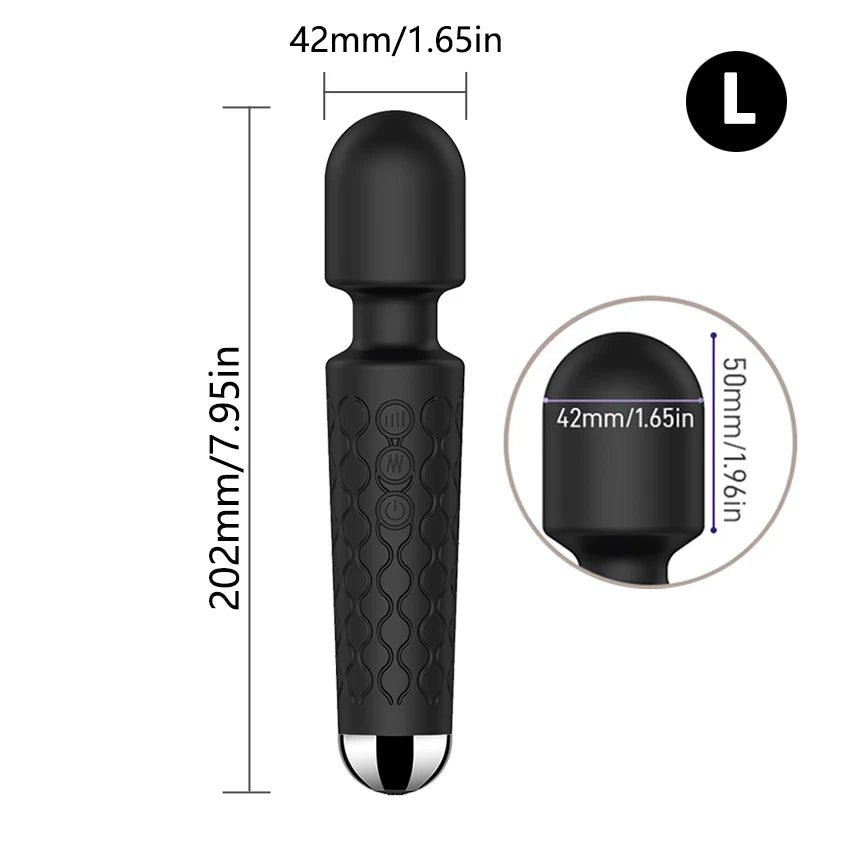 20 Modes Av Stick Vibrator Sex Toys For Women Clitoral Stimulation Massager G Spot Vibrator Masturbators Sexy Toys Adult Product