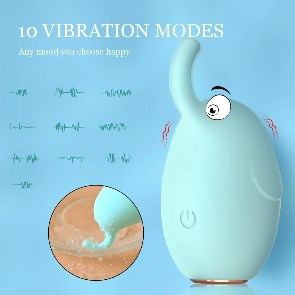 Vibrators for Women 10 Modes Vibration Cute Pets Shape Sexy Toys Nipple Clit Stimulator Waterproof Sex Toys for Women Sex Shop