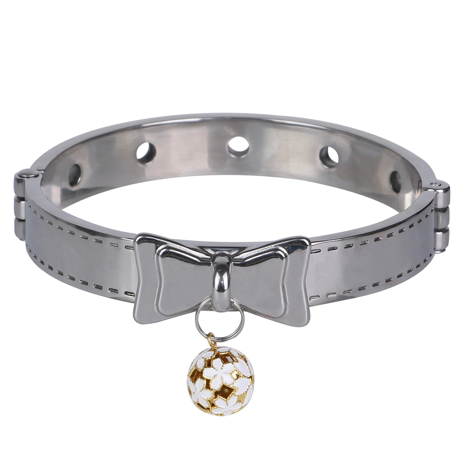 SHAZ Thick Heavy Collar Neck Sleeve Lockable Slave Dog Hentai Stainless Choker BDSM Accessories Adult Game Sex Toy Men Women 18+