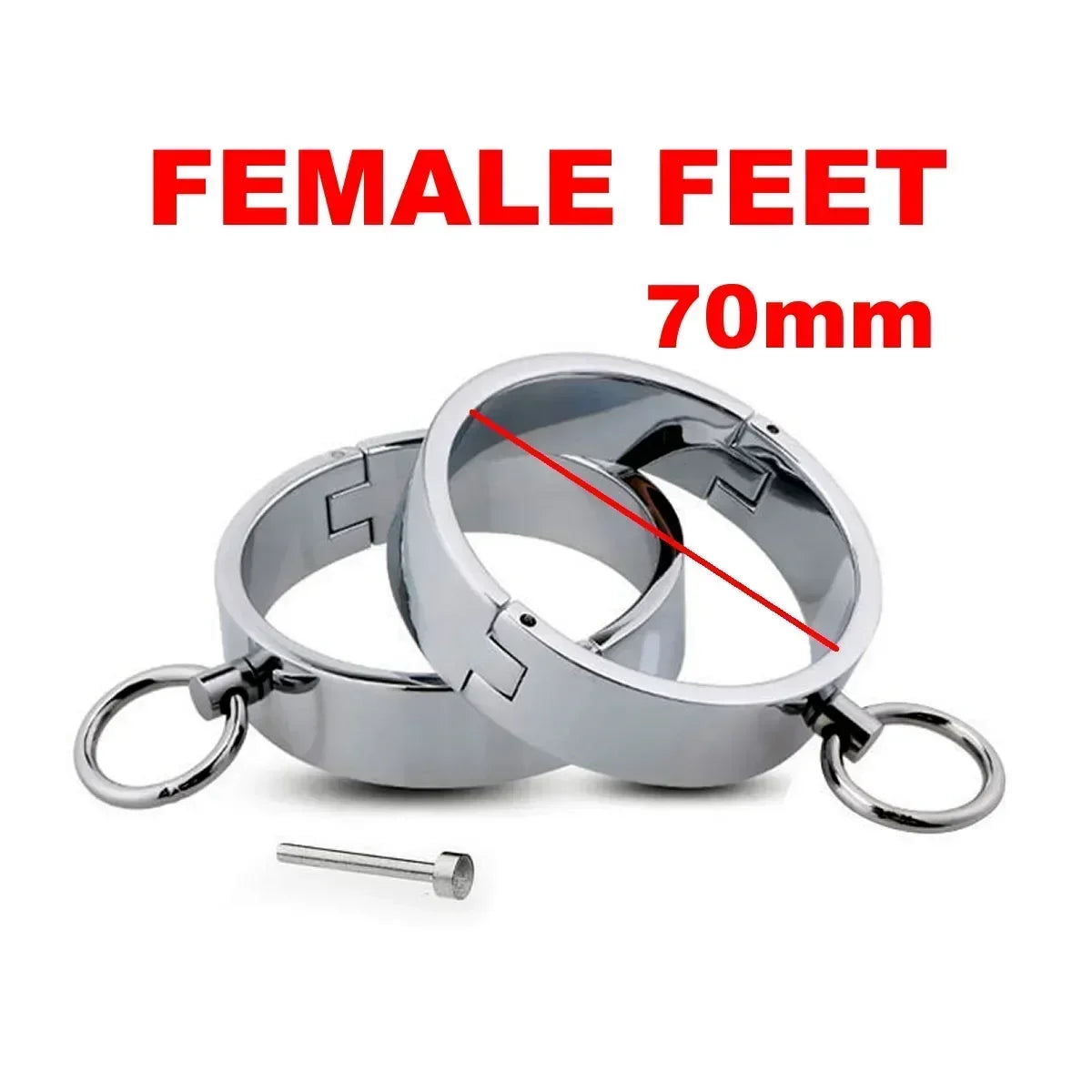 Metal Handcuffs Ankle Cuff Bondage Bracelet Restraints BDSM Footcuffs Intimate Adult Game Sex Toys for Couples Sexshop