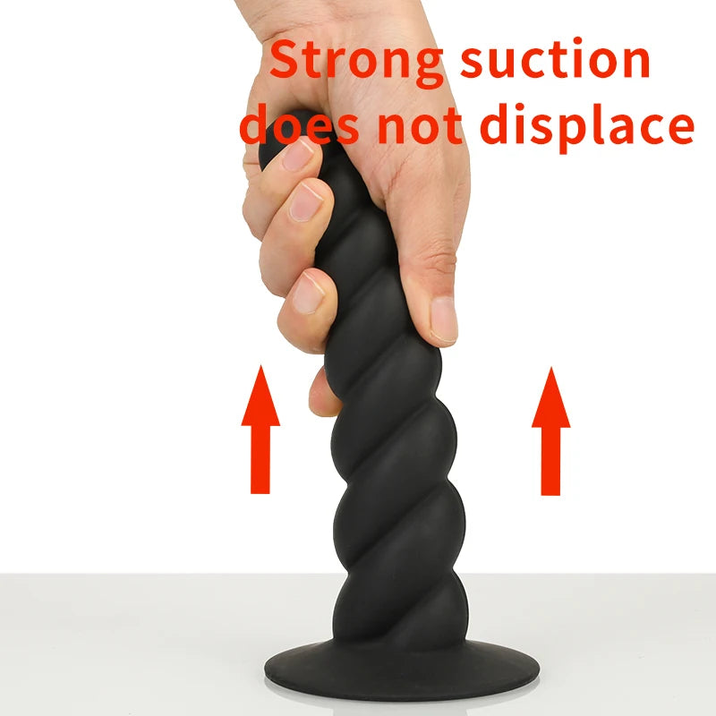 Silicone Bead Anal Plug Dildo With Strong Sucker Prostate Massager Vaginal G-point Stimulator Adult Game Sex Toys For Man Woman