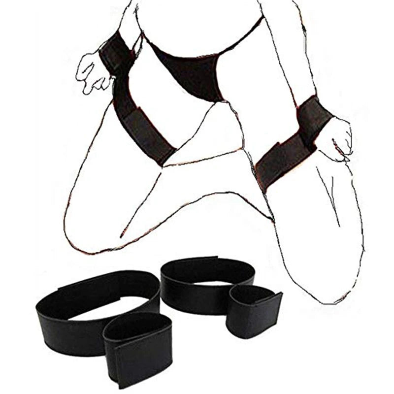 BDSM Adult Games Nylon Handcuffs Adjustable Women's Bondage Sexy Toys Erotic Product 18+ Sex Bracelets Porn Toys For Flirting