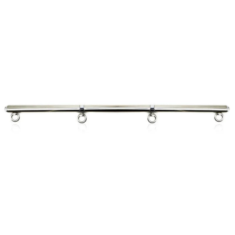 Metal Steel Handcuffs Wrist Ankle Cuffs with Chain and Lock Spreader Bar BDSM Restraints Adult Game Sex Toys for Women Men