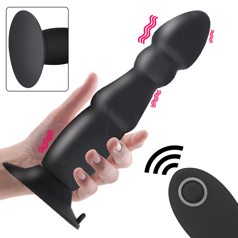 Large Size Sex Toys For Men Women Anal Plug Dildo Vibrator Strong Sucker Wireless Remote Control 10 Speeds Adult Product