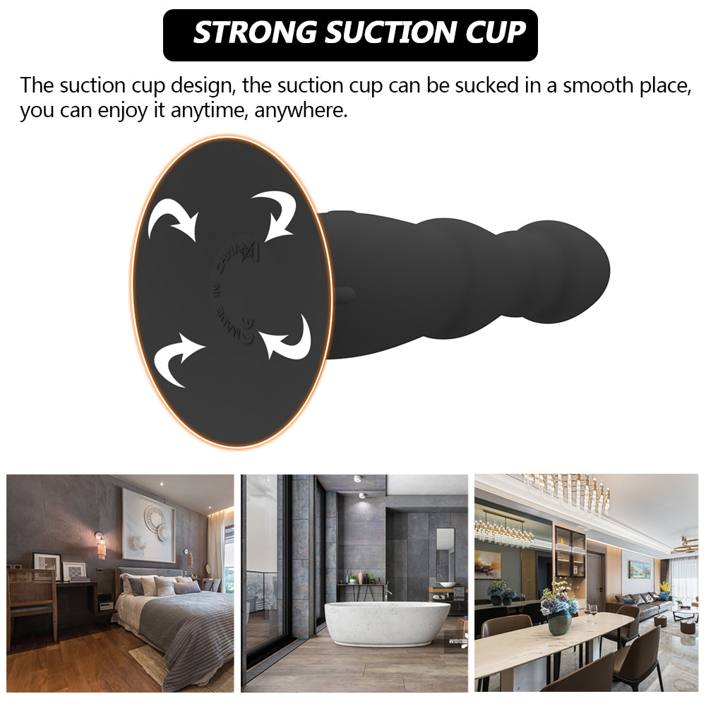 Large Size Sex Toys For Men Women Anal Plug Dildo Vibrator Strong Sucker Wireless Remote Control 10 Speeds Adult Product
